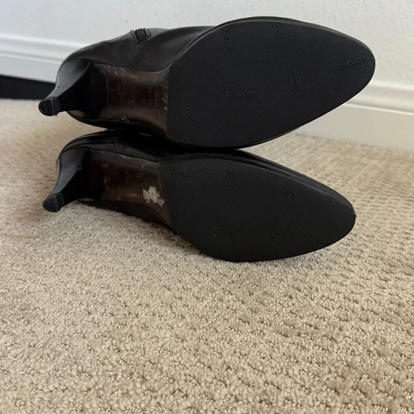 Cole Haan Black Heeled Boots - Picture 7 of 10